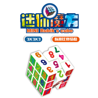 [买大送小]魔方三阶解压比赛专用魔方组合套装儿童魔方玩具 迷你魔方[直径3.7cm]谨慎购 标配版