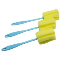 5/7件奶瓶刷奶嘴刷吸管刷子海绵洗奶瓶清洁刷套装360度旋转清洗刷 海绵奶瓶刷(3个装)