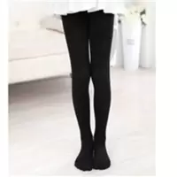 [三双装]儿童白色舞蹈袜春秋夏薄款女童打底裤女孩连裤袜子丝袜 1条黑色试用品 S 身高 75-90CM