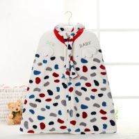 婴儿披风斗篷加厚秋冬款外出服新生儿童男女宝宝纯棉冬季披肩外套 彩色斑点 均码