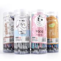 [60支笔芯+10支笔杆+1个修正带]特细中性笔芯考试必备碳素笔芯 0.5mm[黑色] 60支笔芯10支笔杆1个修正带