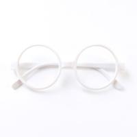 儿童眼镜框可爱无镜片卡通男女童框架男孩女孩眼镜宝宝眼镜框架 白色框