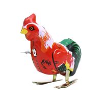 80后怀旧经典仿真玩具铁皮青蛙公鸡上链发条儿童玩具童年回忆玩具 公鸡一只装