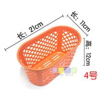通用储物篮仿藤推车篮子配件收纳篮婴儿竹藤手推车藤椅儿童储物筐 4号篮子 1个