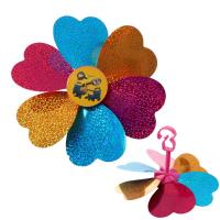 儿童自行车风车滑板车车把卡通装饰户外蛙式车宝宝童车玩具配件 一个风车