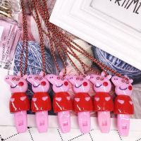 小猪佩奇口哨吹奏玩具哨子卡通小喇叭幼儿园小孩子玩意发光小玩具[3月5日发完] 佩奇的口哨 单只装
