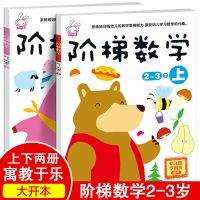幼小衔接一日一练2-6岁幼儿园升一年级天天练入学准备逻辑思维书 2-3岁上、下册（2本）