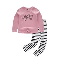 儿童保暖内衣套装纯棉睡衣女男童冬保暖内衣全棉秋衣秋裤保暖套装 聪明宝宝1号 90cm