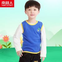 [断码甩卖]儿童马甲加绒宝宝保暖背心男女童坎肩上衣秋冬 背心宝兰 100 (适合85-95cm)特价