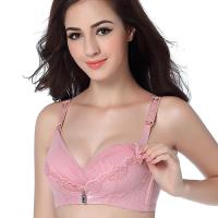 [2件送内裤1条]孕妇内衣哺乳文胸喂奶胸罩纯棉薄款夏聚拢防下垂 2022 豆沙色 34/75