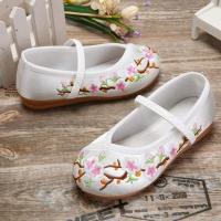 儿童古装汉服女童国学服男童三字经开笔礼演出服幼儿书童表演服装 乳白色 100