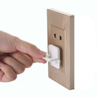 第四代插座保护盖安全儿童防护盖宝宝防触电电源婴儿插头堵插孔塞 第四代拉环式(2只装)