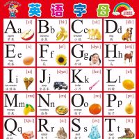 英文字母无声挂图 单张 英文字母