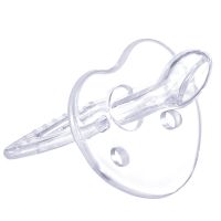 全硅胶安抚奶嘴婴儿新生儿宝宝安抚奶嘴圆头安睡型超软防咬防掉链 拇指款(单个)