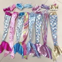 [人鱼裙子]2件套装30厘米芭比娃娃衣服套装婚纱礼服休闲牛仔裤 鱼衣服没有娃娃 随机1件送一双鞋