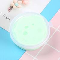 [买二送一]棉花泥馒头泥成品泥快手泥slime解压戳戳泥史莱姆 浅浅绿-50ml盒装