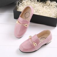 2020春秋季新款女童鞋英伦风公主鞋漆皮儿童皮鞋女小学生百搭单鞋 987粉 26码内长15.3