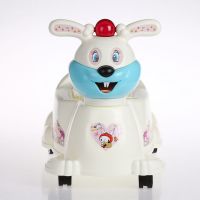 大号儿童坐便器婴儿坐便儿童小马桶坐便器婴儿尿盆抽屉式便盆 蓝色 翻盖小熊