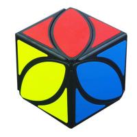 魔方三阶异形枫叶叶子魔方幼儿园儿童玩具益智魔方套装玩具 奇艺枫叶魔方送教程【底座】