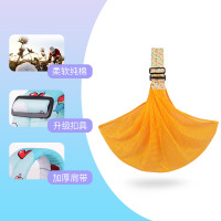 前抱式婴儿背带背巾四季通用透气横抱式简易哄睡宝宝抱巾 1010黄糖果网款