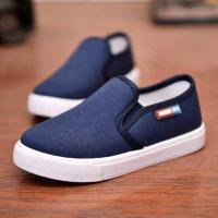 儿童学生帆布鞋女童男童鞋全黑色10宝宝6运动韩版7小学生板鞋8岁 本店支持7天无理由，质量保证请放心购买 38 内长22