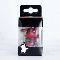 死侍皮卡丘玩偶摆件钥匙链小精灵盒装小贱贱比卡丘情侣礼物 小款钥匙链