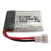 飞行器电池航模充电器无人机玩具变形汽车冲电电池3.7V飞机锂电池 300容量空对空接口