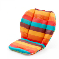 婴儿推车坐垫餐椅棉垫通用配件保暖加宽垫子软垫加厚通用车垫棉垫 彩虹棉垫