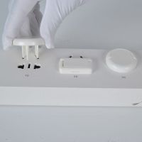 墙上盖子方便家用插孔拉环遮挡卫生间浴室防护插座保护盖安全幼儿 白色