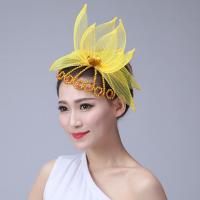 舞蹈头饰表演头饰舞蹈现代舞民族舞头饰广场舞头饰秧歌舞头饰饰品 黄色