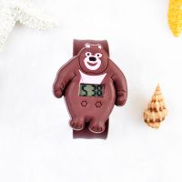 儿童玩具卡通手表男孩女孩啪啪圈宝宝拍拍表幼儿小手表幼儿园礼物 防水款-熊大