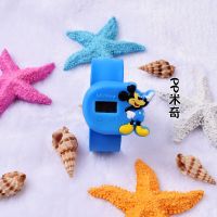 儿童小礼物玩具手表女孩男孩奥特曼手表幼儿拍拍表卡通KT猫手表 防水款-PP米奇