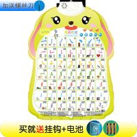 婴幼儿园宝宝启蒙全套挂图儿童早教发声语音识数字卡拼音动物玩具 升级版挂图[偏旁首部]