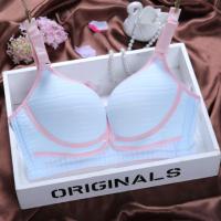 孕妇内衣怀孕期哺乳文胸女聚拢防下垂无钢圈胸罩性感浦乳喂奶薄款 335[蓝] 34-75[B-C]