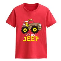 男童短袖t恤纯棉休闲半袖儿童2020新款小孩子上衣男宽松大码童装 红色吉普车 120(L建议28-40斤)
