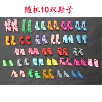 公主床梦馨罗丽丽芭比娃娃套装镜子梳妆台发夹梳子床单枕头叶粉色 10双鞋子