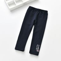 2020女童打底裤春秋厚款弹力纯棉12-15岁公主修身百搭新款韩版6-8 黑色-三生三世 90 适合80-90cm身高