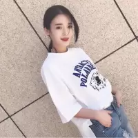 95%棉春夏季哺乳衣外出显瘦喂奶衣上衣时尚短袖哺乳T恤产后月子服 白色不可哺乳款 S