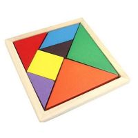 小学生木质拼装男女孩怀旧幼儿童早教益智玩具俄罗斯方块积木拼图 木质七巧板