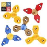 [买二送一]减压神器发光指尖陀螺创意儿童玩具手指陀螺解压陀螺 迷你小三珠