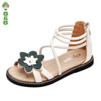 女童凉鞋子童鞋2021夏季新款韩版儿童中大童学生小女孩公主凉鞋潮[3月15日发完] 白色 平时穿28选29码