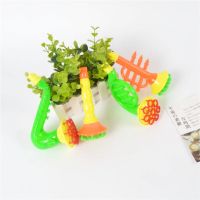 儿童喇叭吹泡泡玩具萨克斯喇叭卡通七彩吹泡泡玩具喇叭 沙克斯吹泡泡喇叭 1个随机装