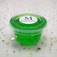 果酱晕染透泰史莱姆少女心帐篷泥拉面泥越玩越大极限气泡贴 果酱绿