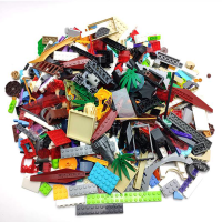 儿童小颗粒积木散件拼插男孩4-6岁女孩散装搭配益智拼装按斤称斤 500克积木散件包含轮胎4只