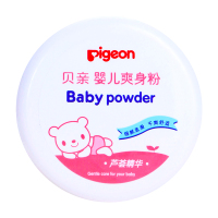 爽身粉 四季婴儿爽身粉140g 新生儿宝宝爽身粉带粉扑盒装HA10 140G
