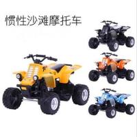 惯性四驱越野车儿童男孩模型车抗耐摔玩具车2-3-4-5岁避震小汽车 四驱惯性摩托车(颜色随机)