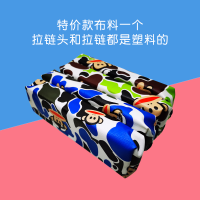 小学生儿童笔袋男生女孩简约文具盒奥特曼大容量儿童铅笔盒女笔袋 蓝色调皮猴笔袋