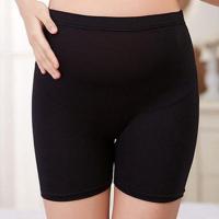 孕妇装夏装连衣裙孕妇上衣宽松短袖中长薄款t恤裤孕妇装夏季套装 黑色安全裤[单件 发一件裤子] M