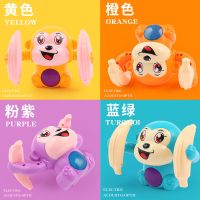 翻滚翻斗小猴子电动声控宝宝爬行灯光音乐男女孩儿童玩具生日礼物 翻滚小猴子(颜色随机) 配送3颗电池