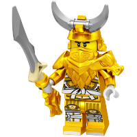 乐高幻影忍者黄金大师拼装积木黄金版武器忍者人仔劳埃德黄金神龙 A035金龙大师